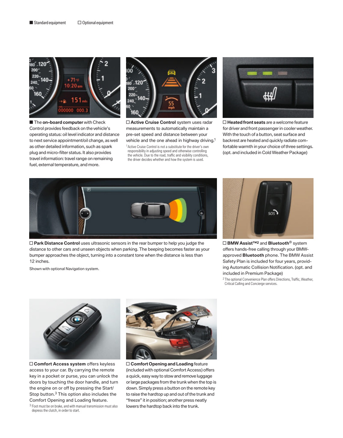 2009 BMW 3-Series Convertible Brochure Page 20